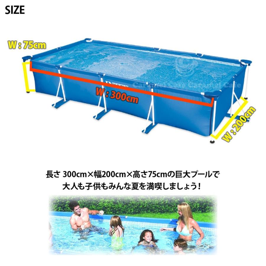 INTEX インテックス ファミリープール 300 × 200 75cm 大型 3m INTEX インテックス ファミリープール 300 × 200 75cm 大型 3m