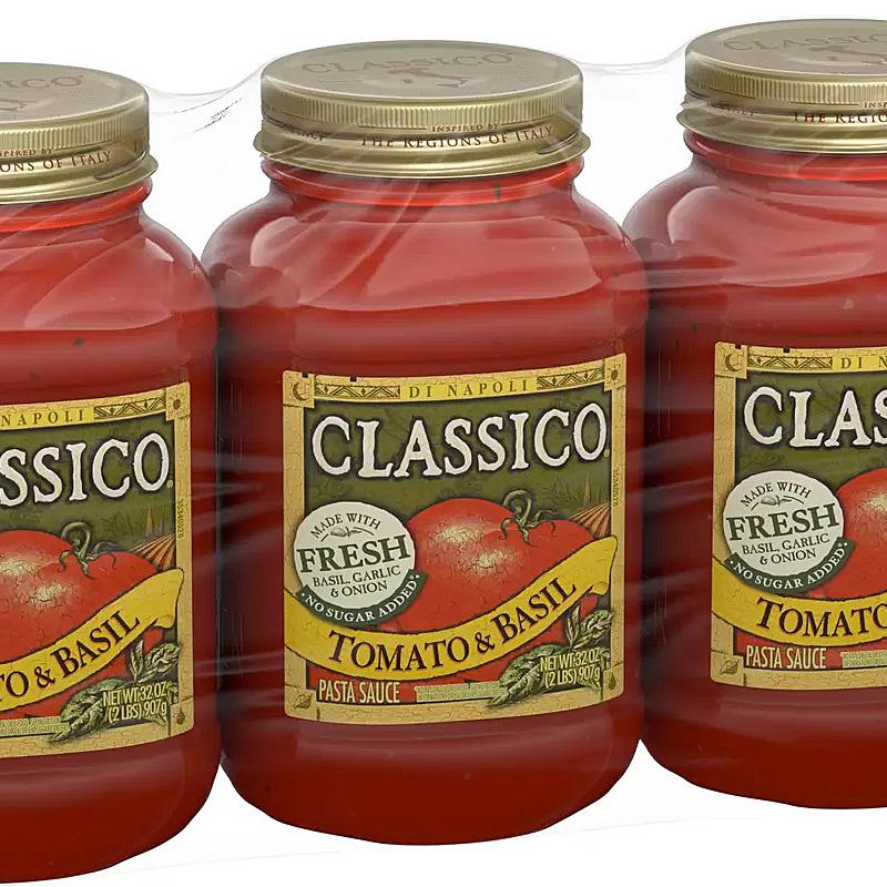 CLASSICO クラシコパスタソース 907g x 3本 1114 完熟トマト バジル シンプル パスタソース トマトドレッシング 大容量 アレンジ ハインツ Heinz COSTCO