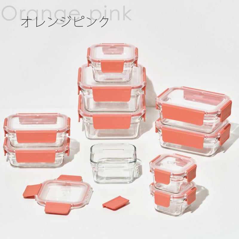 グラスロック ガラス食品保存容器 10個 143950 耐熱 食洗機 レンジ