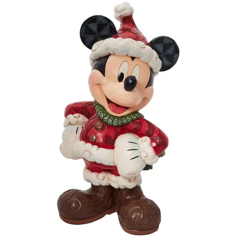 Disney ジム ショア Jim Shore ミッキー ミニー サンタの置物 Disney ジム ショア Jim Shore ミッキー ミニー サンタの置物