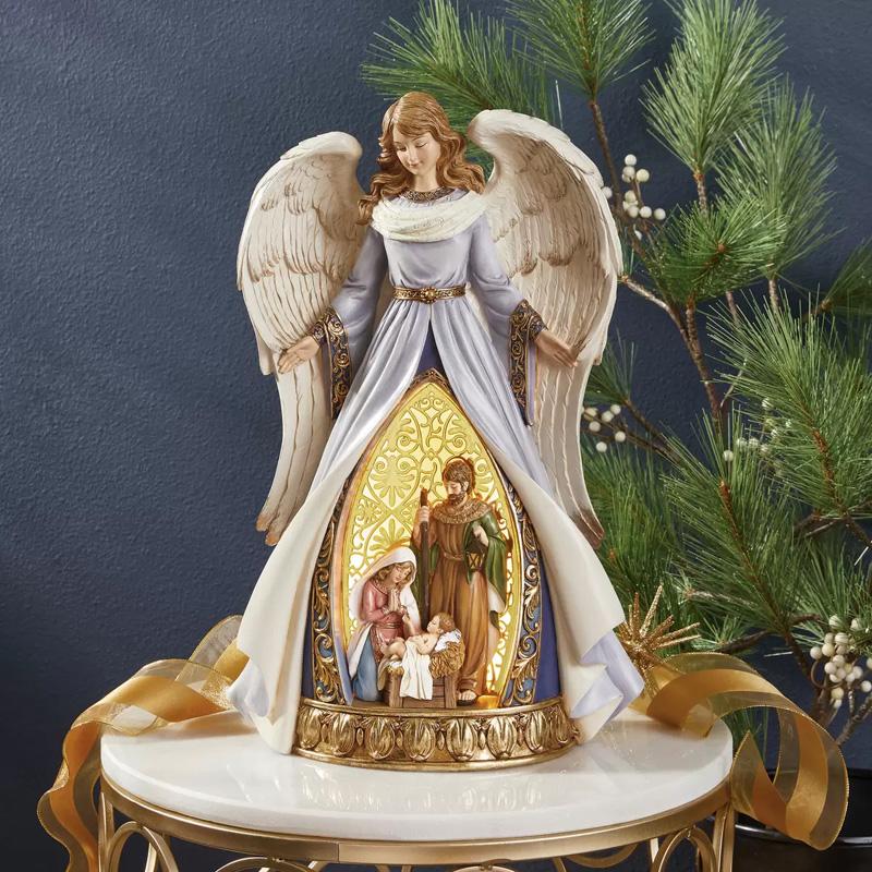 クリスマス 天使の置物 41cm 1598491 ホーリーファミリー 聖家族 クリスマス 天使の置物 41cm 1598491 ホーリーファミリー 聖家族