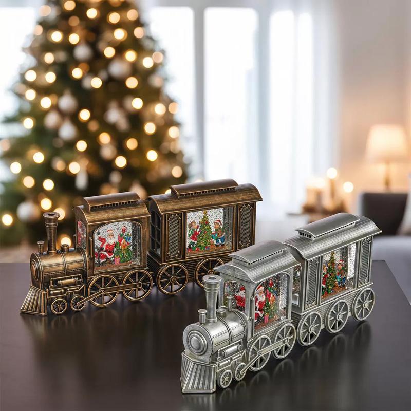 クリスマス きかんしゃ ウォーターグローブ 1601431 電車 機関車