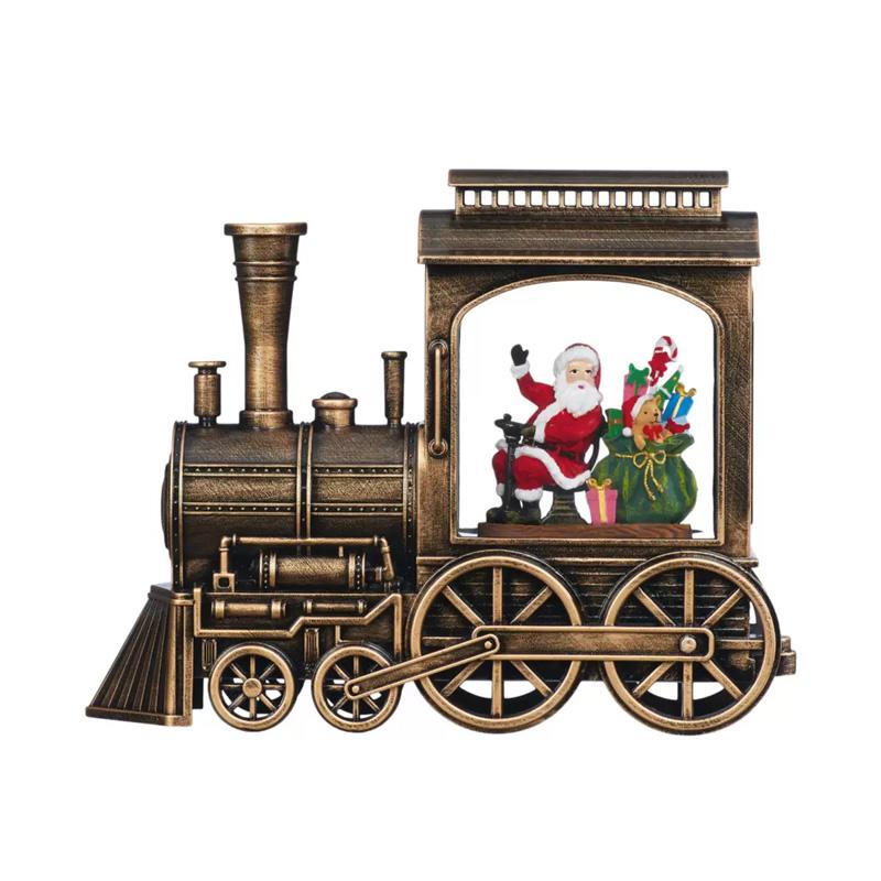 クリスマス きかんしゃ ウォーターグローブ 1601431 電車 機関車