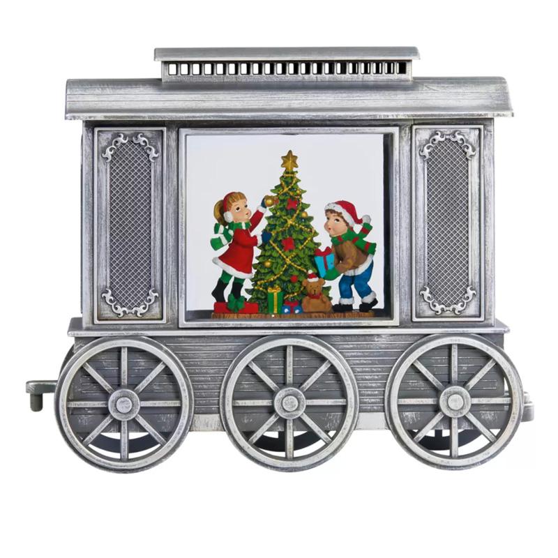 クリスマス きかんしゃ ウォーターグローブ 1601431 電車 機関車