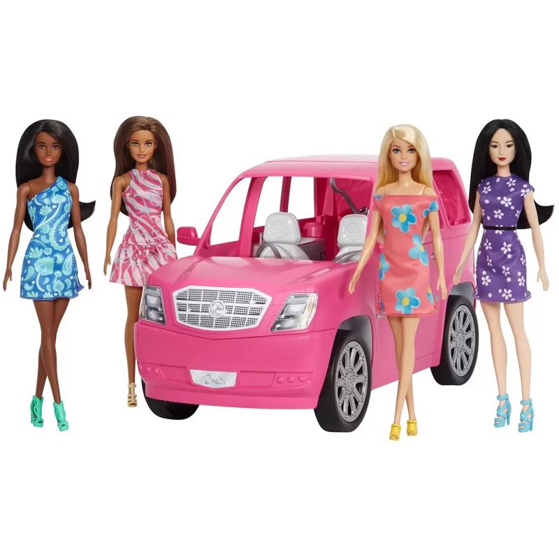 バービー リモパーティ 4体の人形付き 1631757 ドライブ お友達 4人 リムジン 車 ピンク おしゃれ おもちゃ 女の子 着せ替え 人形 おもちゃ Barbie｜caramelcafe｜02