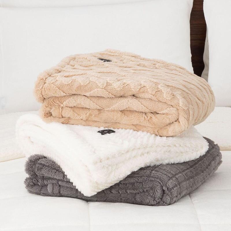 電気 大判 ひざ掛け 127cmx152cm 1796167 洗濯機 洗える ブランケット