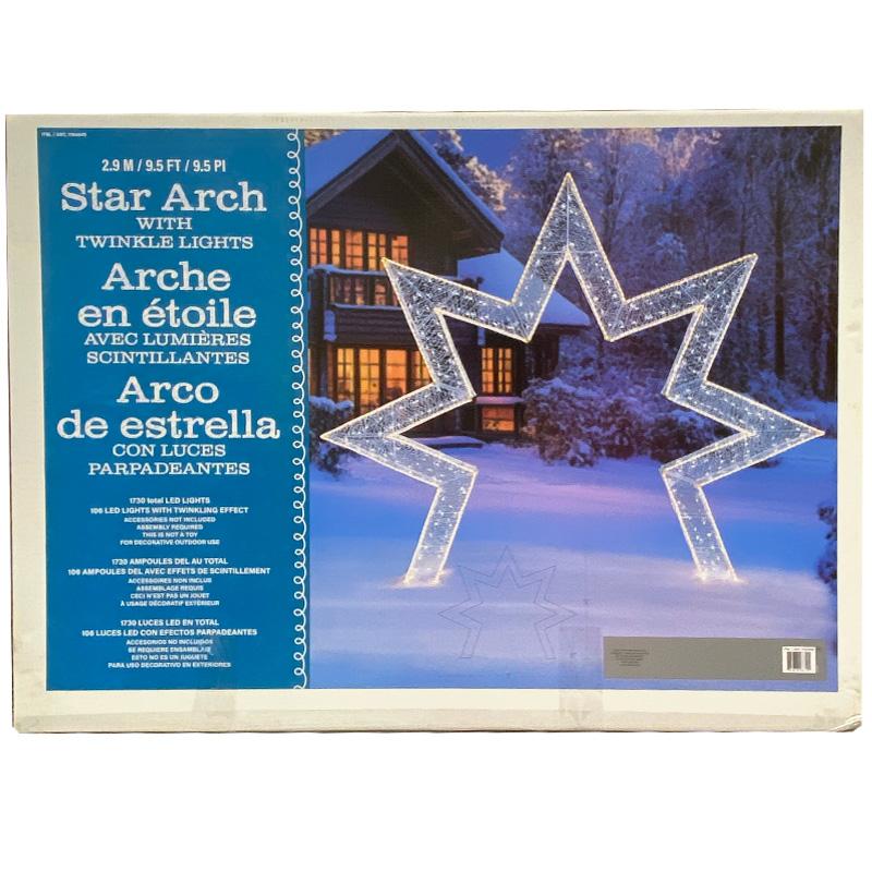 2025 LED スターアーチ 1784949 入り口 門 大型 ライト 星型 屋内 屋外