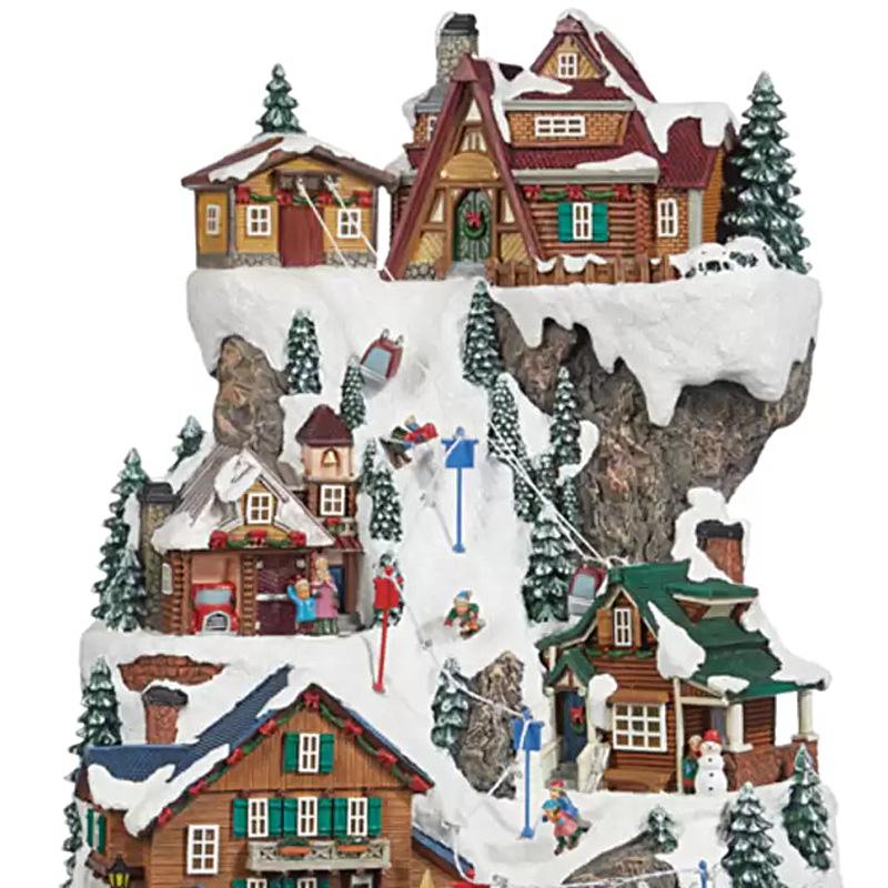 スキーマウンテン センターピース 1784987 クリスマス 電車 機関車