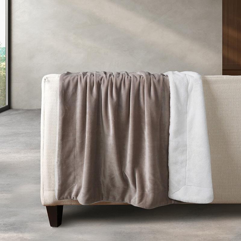 2025 即納 Life Comfort フェイクファー 大判 ひざ掛け ブランケット