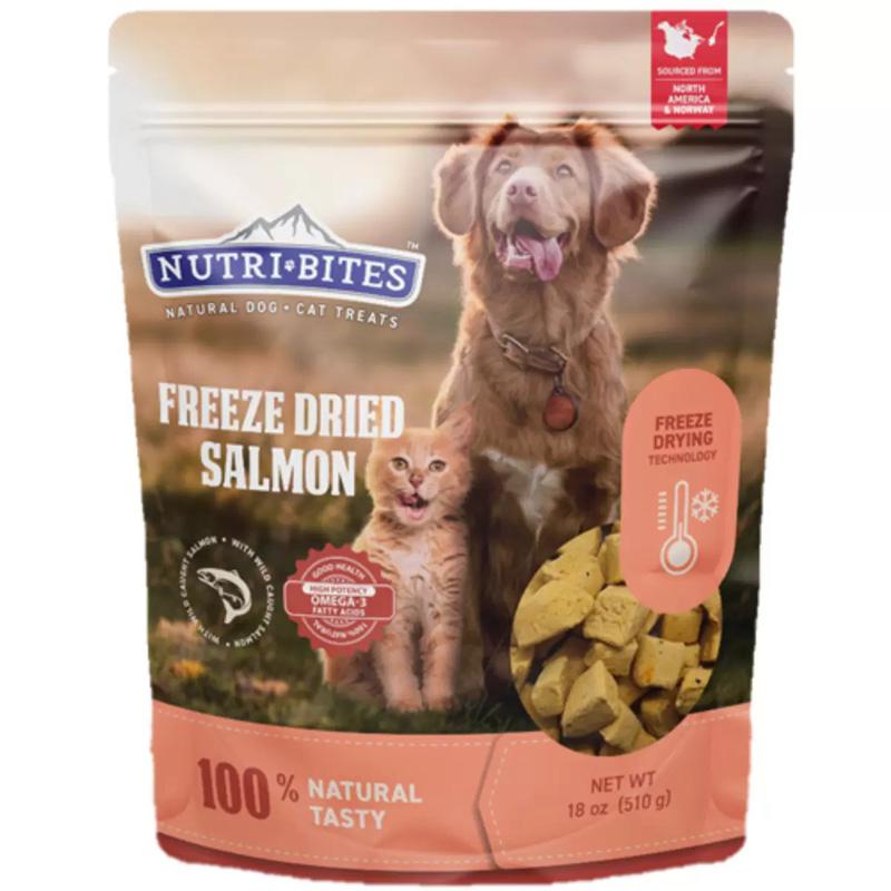 NUTRI BITES フリーズドライ サーモン 犬 猫 用 510g 1805224