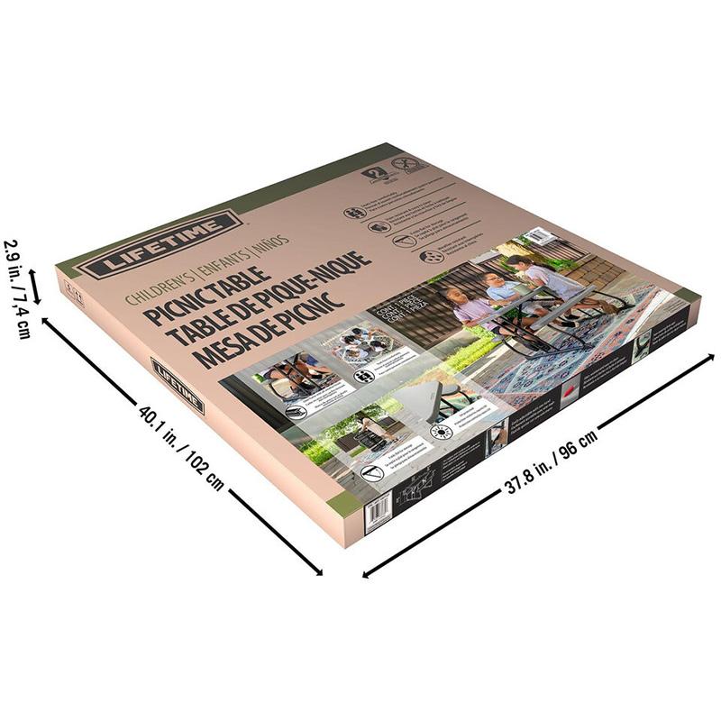 ライフタイム LIFETIME キッズ用 ピクニックテーブル 1807121 子供用 4