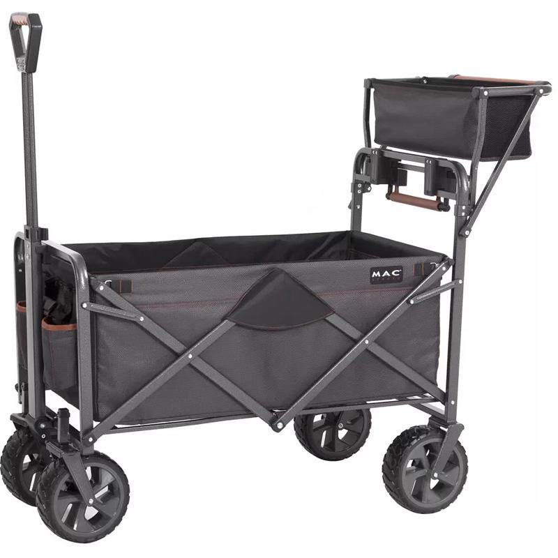 マックスポーツ 折り畳み ワゴンXL ブラック グレー 1844246 ブレーキ