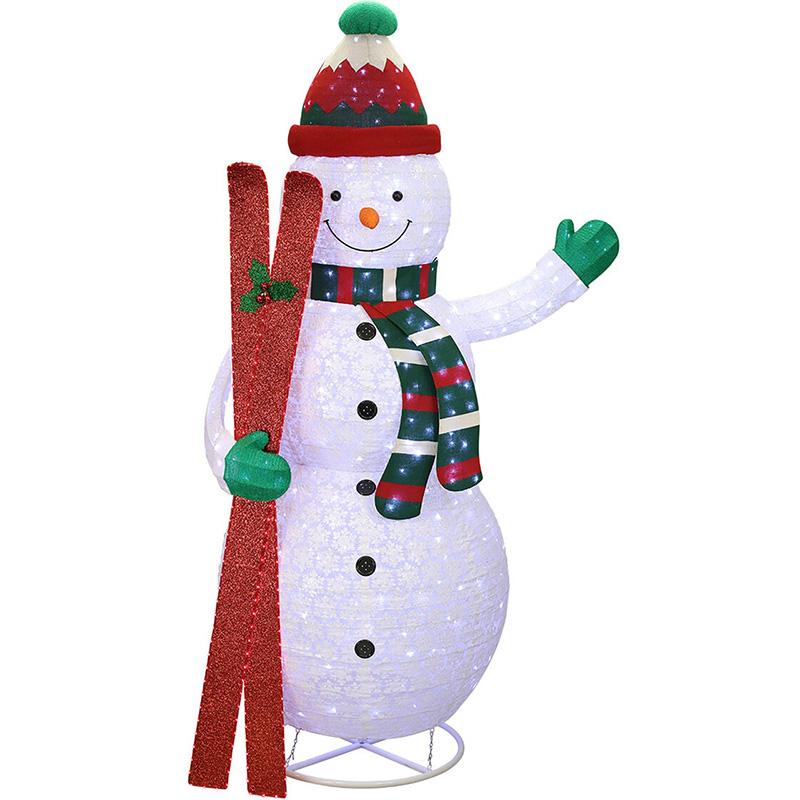 2025最新 LED スノーマン 約274cm 1851635 大きい 大型 ライト 904個