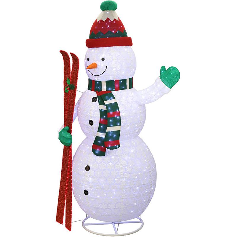 2025最新 LED スノーマン 約274cm 1851635 大きい 大型 ライト 904個