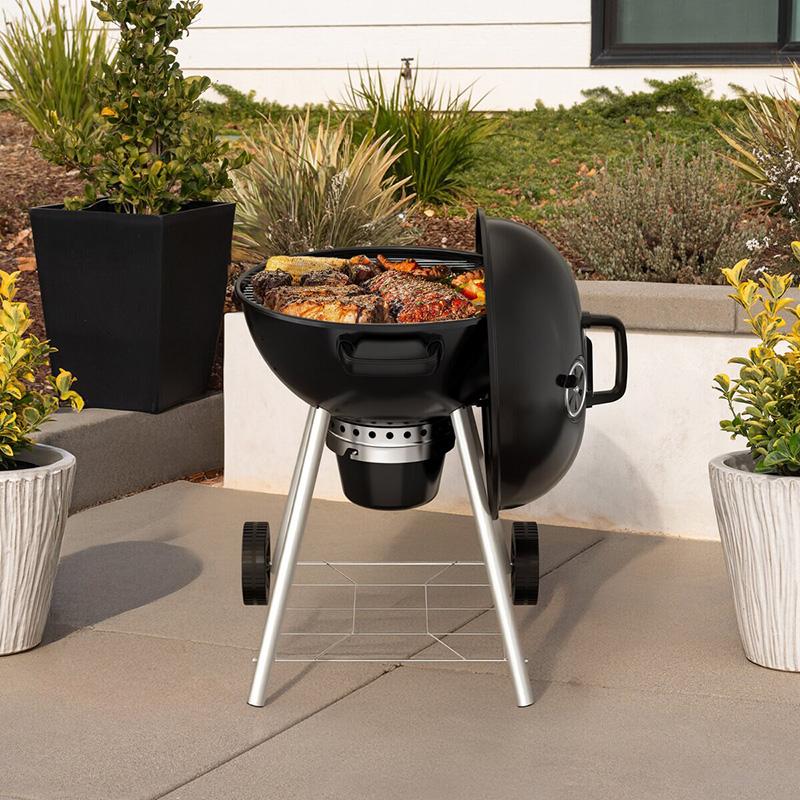 Nexgrill 57cm チャコール ケトル BBQ グリル 1934200 温度計 蓋 調理