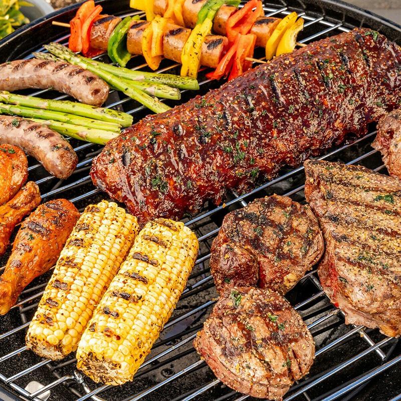 Nexgrill 57cm チャコール ケトル BBQ グリル 1934200 温度計 蓋 調理
