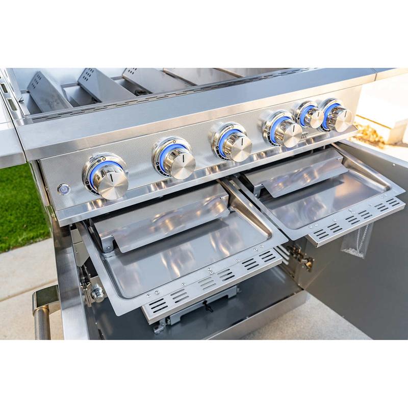 6バーナー ガスグリル カバー付 2327661 バーベキュー グリル 屋外 BBQ