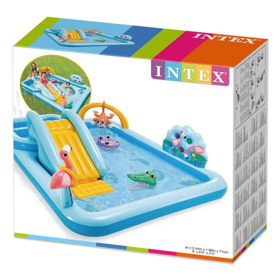 あすつく 送料無料 Costco コストコ Intex インテックス ジャングル アドベンチャー プレイセンター 子供 プール Jungle Adventure Play Center Cot キャラメルカフェストア 通販 Yahoo ショッピング