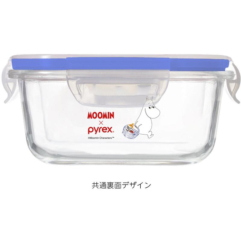 PYREX（パイレックス） ムーミン エアタイト ガラスストレージ 4個