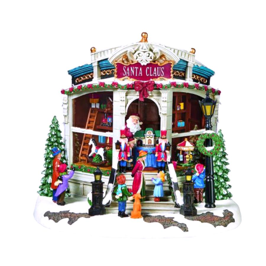 送料無料 Costco コストコ 15インチ 38cm クリスマス サンタ アニメーション おもちゃ屋 テーブル トップ飾り 40個 Ledライト オーナメント Cot キャラメルカフェストア 通販 Yahoo ショッピング