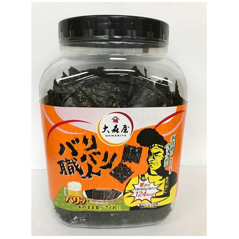 大森屋 バリバリ職人 味付海苔 60g 32135 国産 日本製 新食感 おやつ
