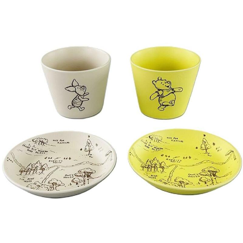Disney（ディズニー） くまのプーさん カップ＆プレート セット 4個