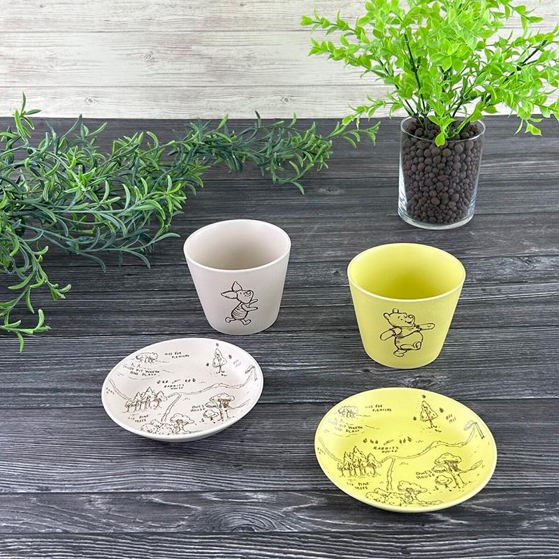 Disney（ディズニー） くまのプーさん カップ＆プレート セット 4個