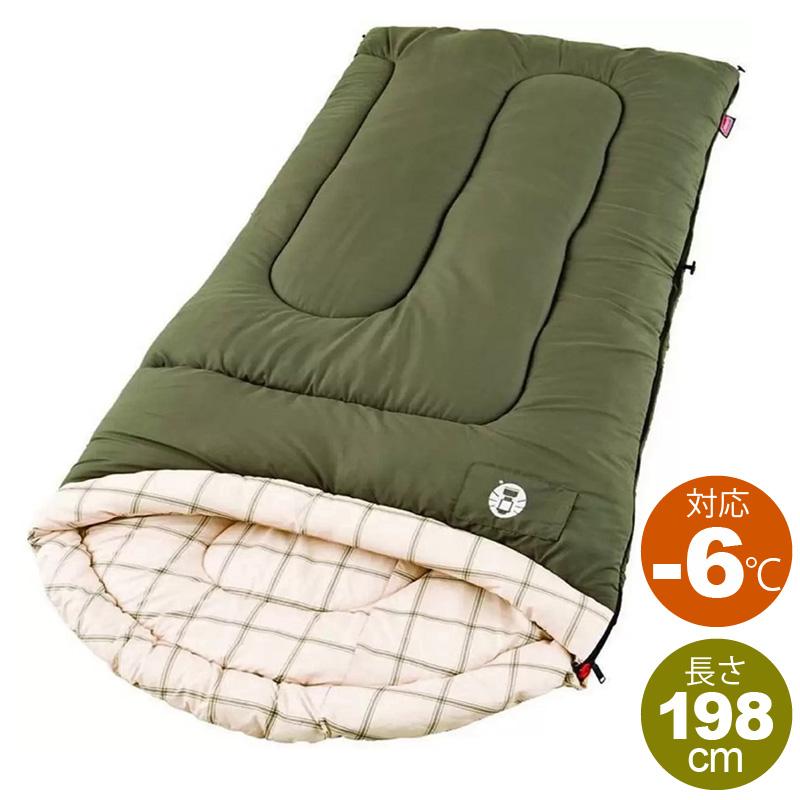 Coleman コールマン コンフォートトップ コールドウェザー 寝袋 封筒型 スリーピングバッグ コストコ 最低温度 6℃ アウトドア