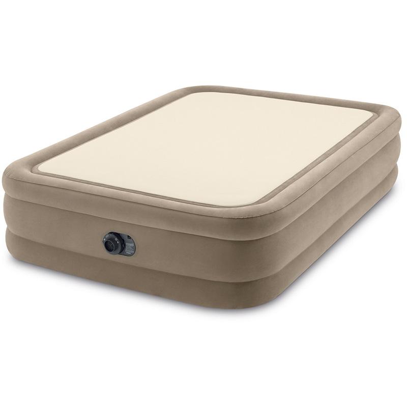 INTEX インテックス サーマラックスエアベッド クイーンサイズ 38620JB 152 x 203 cm 電動 小さく収納 コンパクト 持ち運び 来客用 エキストラベッド 直送の画像