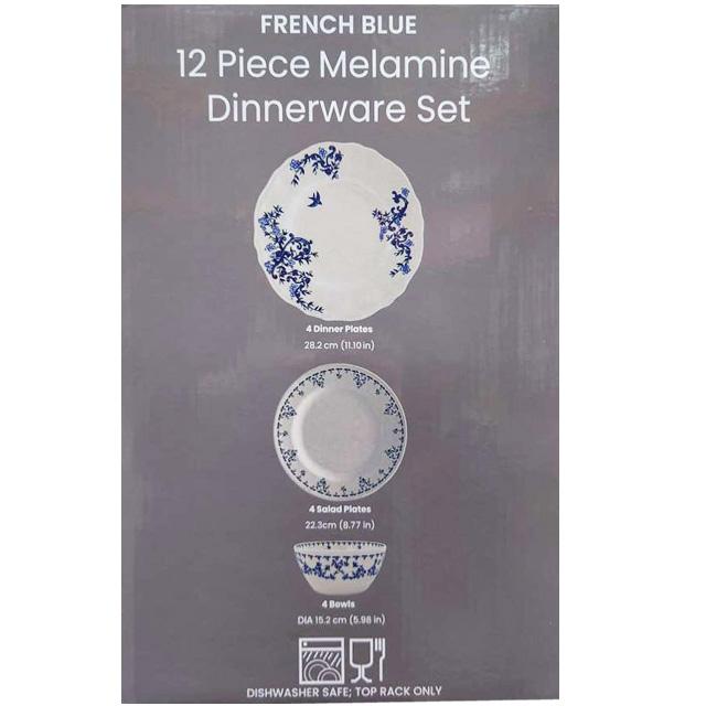 コストコ（Costco） メラミン ディナーウェア 12枚セット 39274 食器