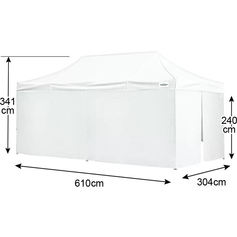 キャラバンキャノピー 専用サイドウォールセット 10x20フィート用 3m 301 x 598 x 340cm コストコ CARAVAN