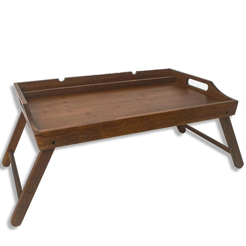 あすつく ラップトレイ ベットトレー バンブー ミニ テーブル コストコ お盆 竹 ベッドトレイ 折りたたみ ローテーブル タブレット スマホ