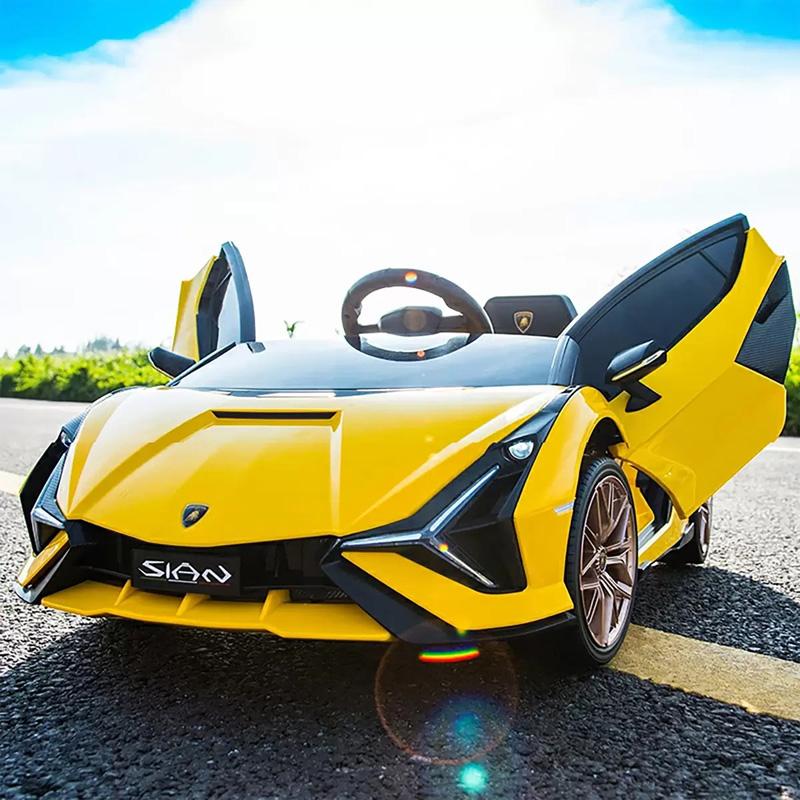子ども用電動乗用カー ランボルギーニ シアン 車 おもちゃ 大きい 運転