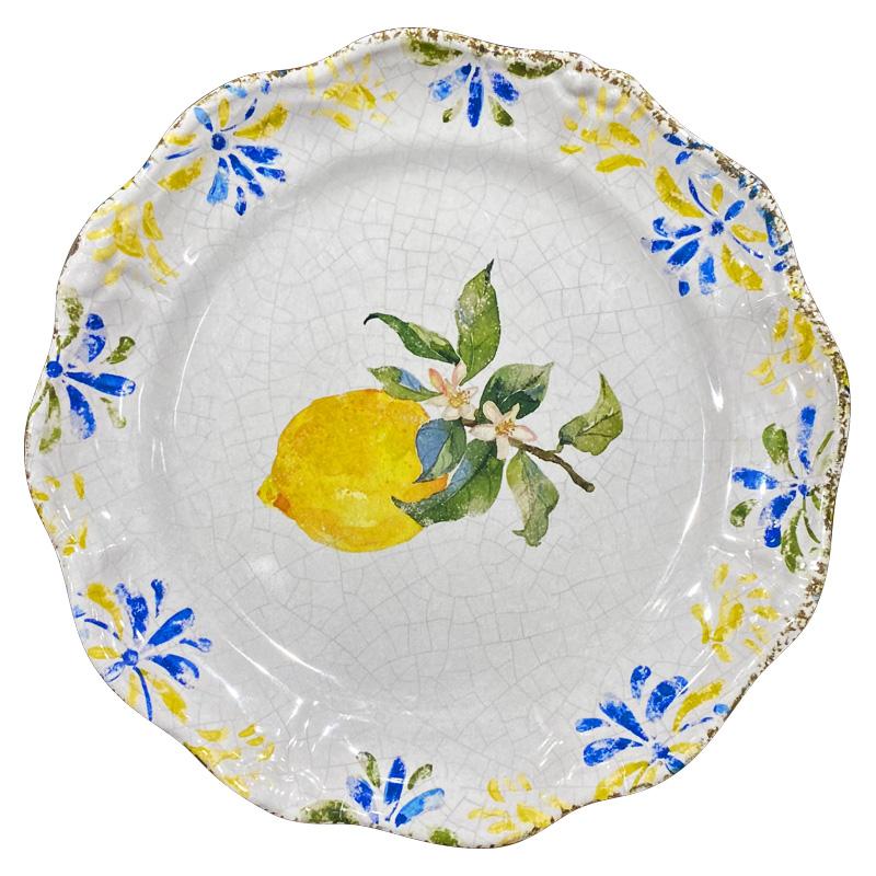 Jia Wei メラミン製 ディナーウェア レモン 12点セット 46192