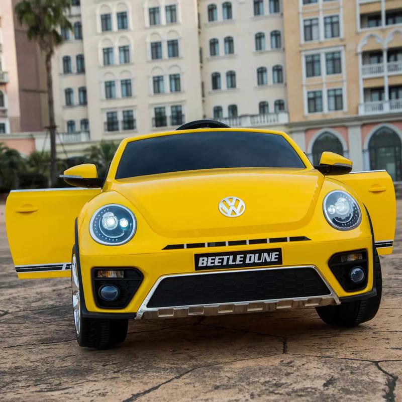 子供用電動自動車 ビートル 黄色 動作問題無し