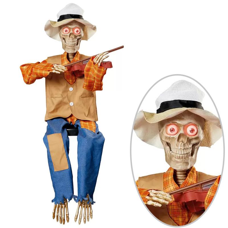ハロウィン スケルトン フィドラーズ デュオ ビッグサイズ Halloween ハロウィン スケルトン フィドラーズ デュオ 50437 ガイコツ 骸骨 髑髏