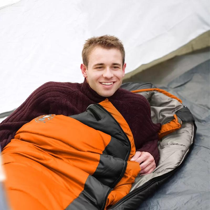 Coleman（コールマン） 防災 災害に ノースリム マミー型寝袋 オレンジ