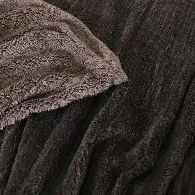 2023最新 直送 Life Comfort ライフコンフォート シェルパ ブランケット ツイン 167x228cm 52519 大判