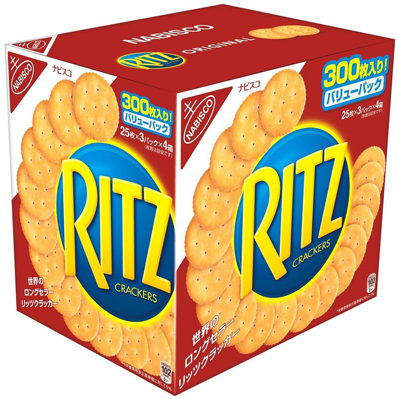 RITZ リッツ クラッカー 300枚 バリューパック 247g×4箱 25枚×3パック