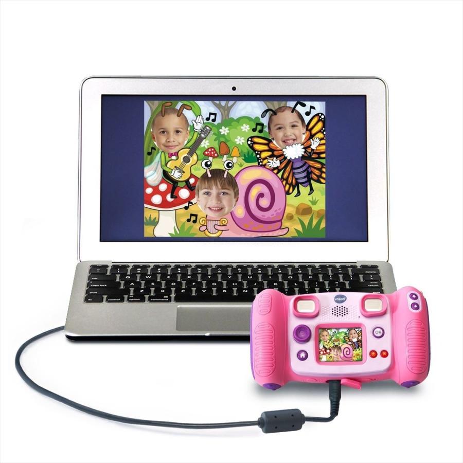 Vtech 子供用 デジタルカメラ ピンク 写真 動画 編集 ゲーム コストコ おもちゃ Kidizoom Camera Pix｜caramelcafe｜03