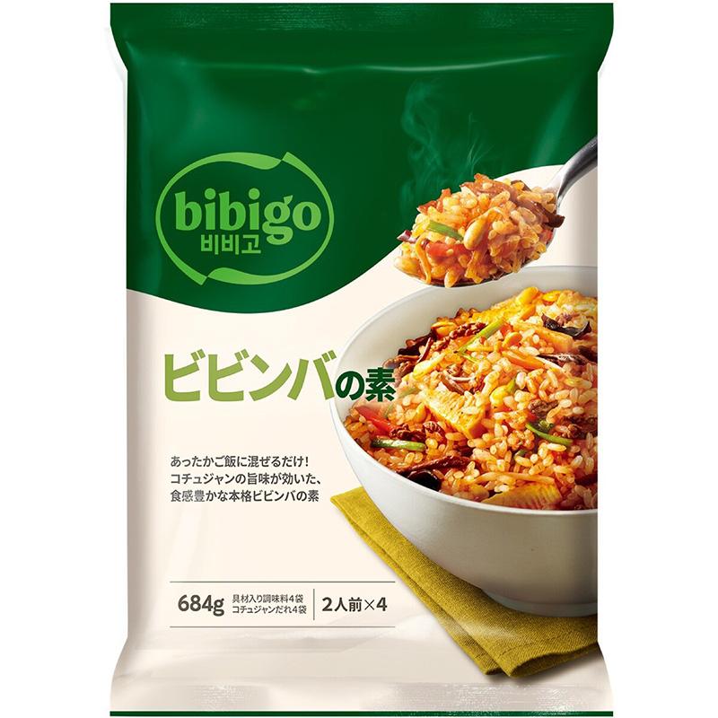 想ひ bibigo CJ ビビゴ ビビンバの素 2人前×4パック 8人前 43392<br>具材