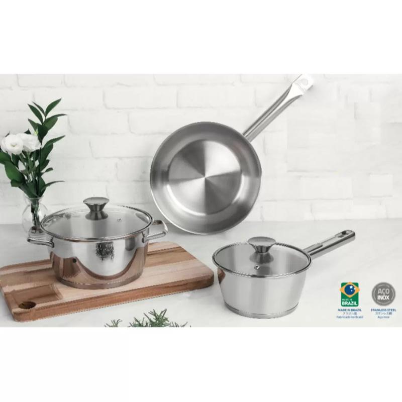 トラモンティーナ クックウェア 3点セット TRAMONTINA トラモンティーナ クックウェア 3点セット 59071