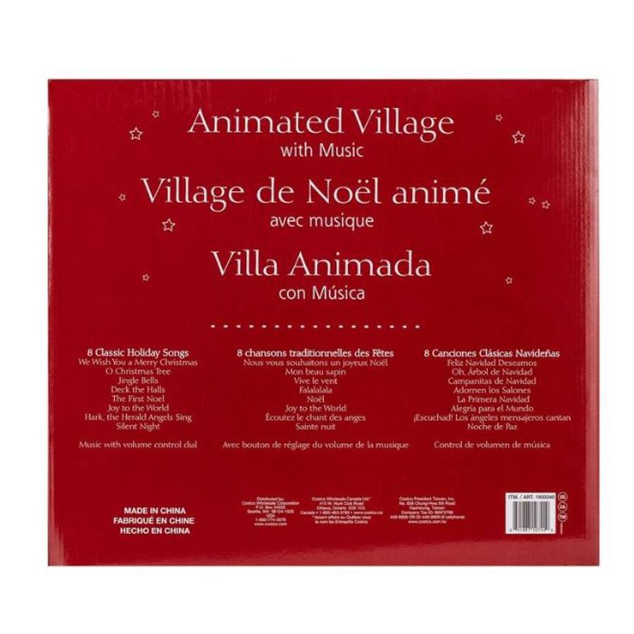 【コストコ】クリスマス装飾置物 アニメーテッド トレイン ヴィレッジ 装飾置物 クリスマス アニメーテッド トレイン ヴィレッジ