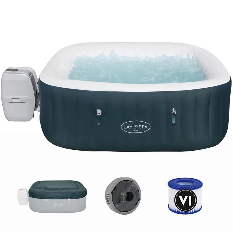 ベストウェイ LAY-Z-Spa 4人用 ジャグジー 59965 182cm 家庭 ベストウェイ LAY-Z-Spa 4人用 ジャグジー 59965 182cm 家庭