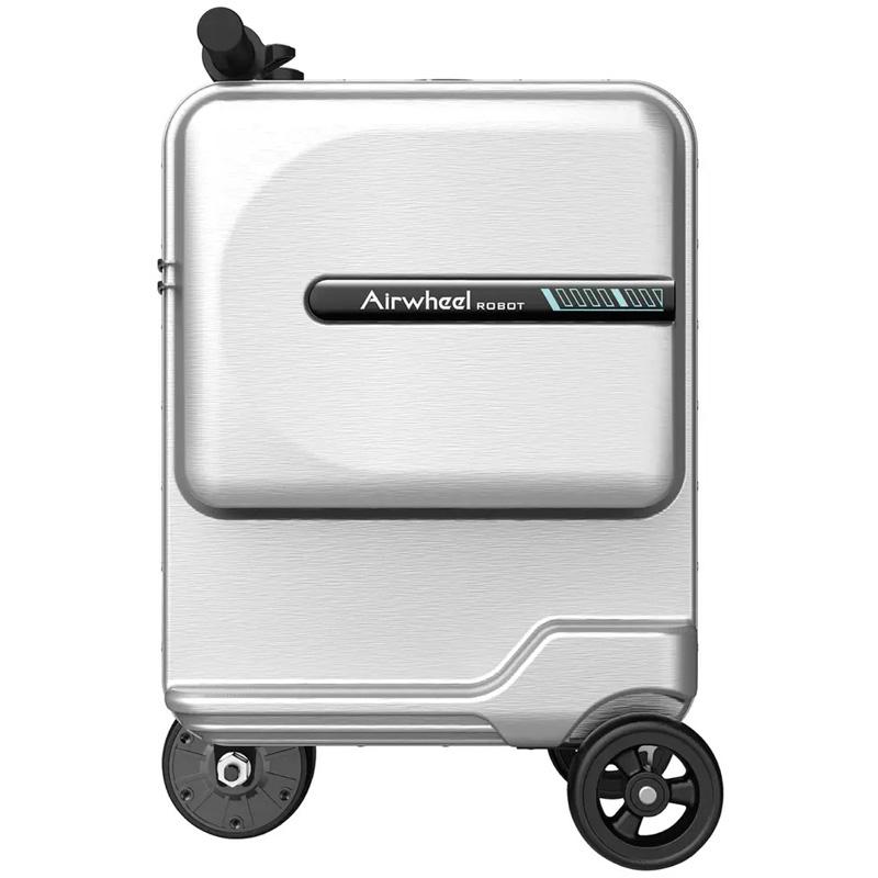 【週末5%OFFセール】エアホイール 電動スマートスーツケース シルバー 26L Airwheel エアホイール スマート スーツケース SE3Mini T 乗って走れる