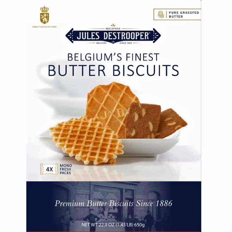 ジュールス デストルーパー ベルジャンバタービスケット 3種 650g