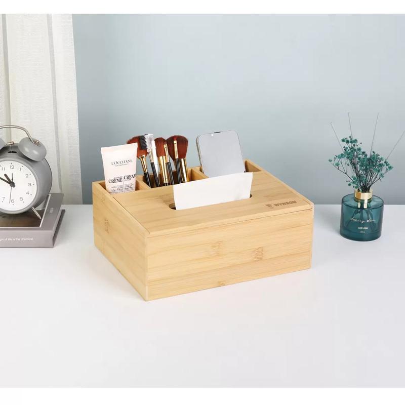 【新品】竹製ボックス 9点セット 小物収納 小物置き Jin Hao Ju ジン ハオ ジュ 竹製 ティッシュボックス 小物入れ 65463