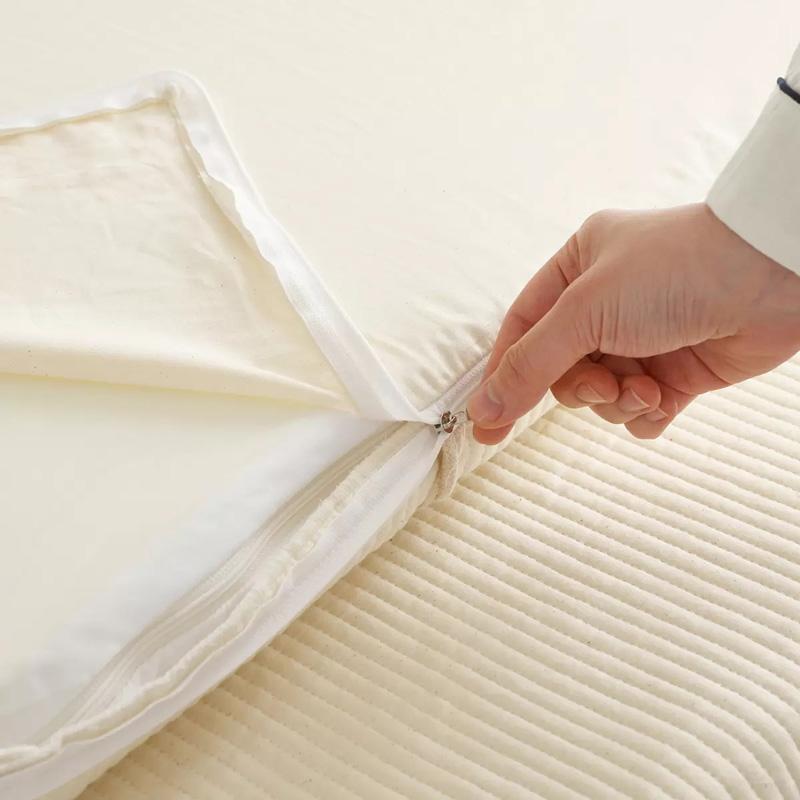 コットンメモリーフォームトッパー 66166 100x200x5cm 肌に優しい 吸湿