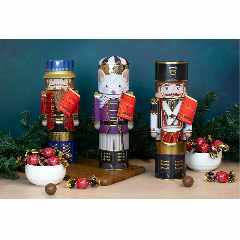 シルバークレーン ミルクチョコトリュフ 350g 66800 3種 かわいい 缶