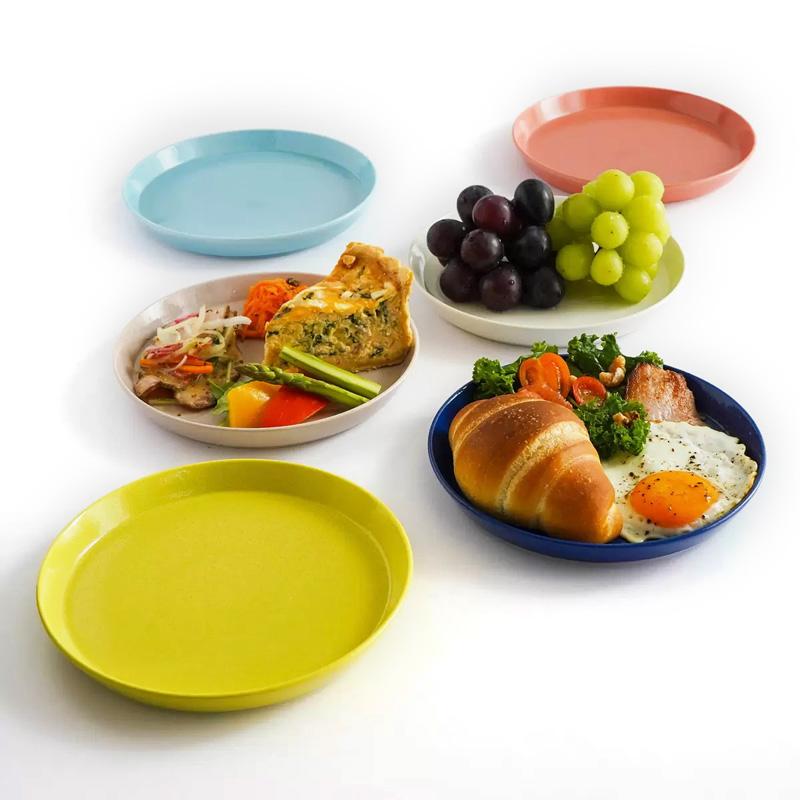 美濃焼 フラットリムプレート 6枚 67308 レンジ 食洗器 19.1×H2.3cm